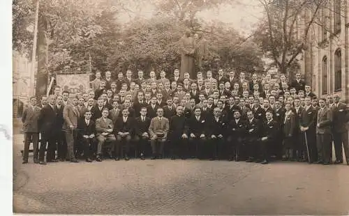 [Ansichtskarte] 5000 KÖLN, KOLPING, Kolping - Denkmal, Abordnung der Bäckerinnung, Photo-AK. 