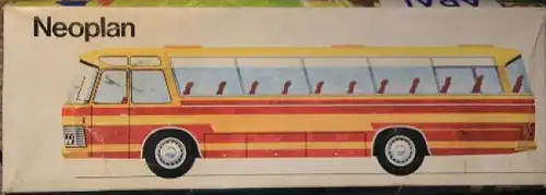 Rex Neoplan Omnibus 1965 Original Leerkarton (2072)