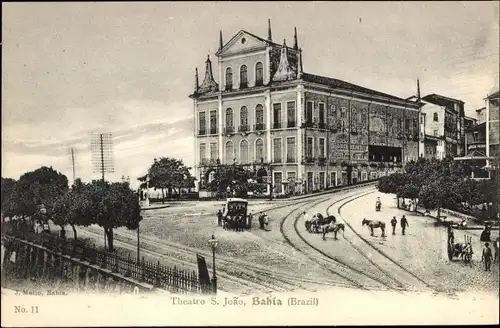 Ak Bahia Brasilien, Theatro S. Joao