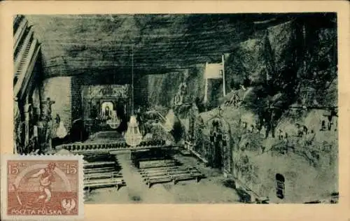 Ak Wieliczka Groß Salze Polen, Kapelle der hl. Kunegunde
