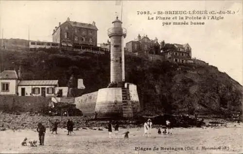 Ak Le Légué Saint Brieuc Côtes d’Armor, Phare, Pointe a l'Aigle par maree basse