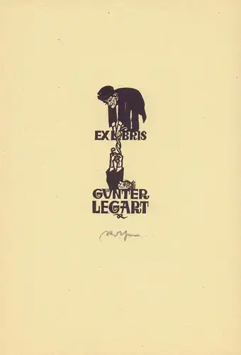Rother, Richard: Ex libris und Familiengraphik. 20 Holzschnitte. (Mit einer Einführung hrsg. von Hanns Heeren). 