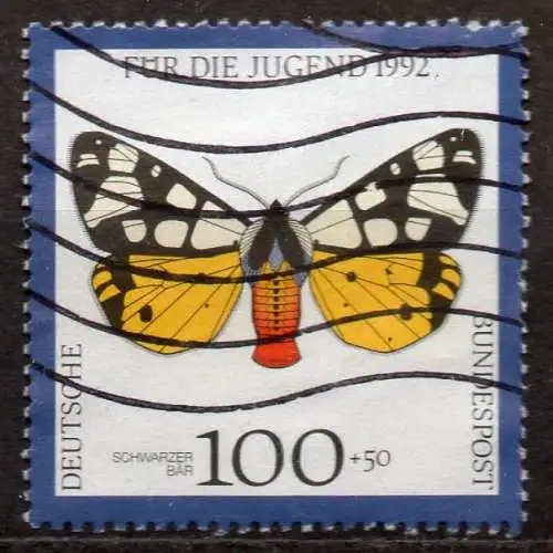 BRD, Mi-Nr. 1605 gest., Jugend 1992 - Nachtfalter