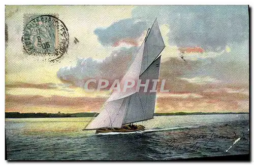 Cartes postales Bateau Voilier