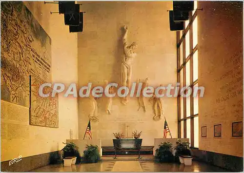Cartes postales moderne Saint Avold (Moselle) Interieur de la Chapelle du Cimetiere Americain