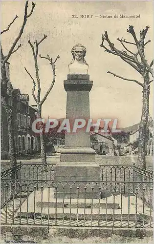 Cartes postales Bort Statue de Marmontel