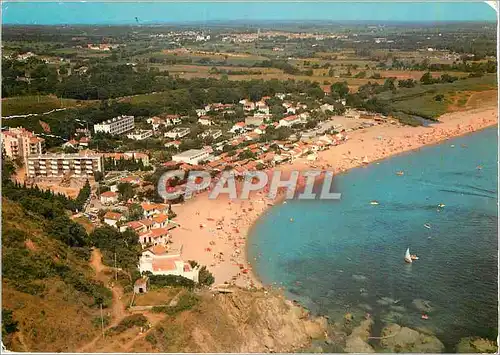Cartes postales moderne Argeles Plage (Pyr Or) La Cote Vermeille Vue aerienne sur la Plage du Racou