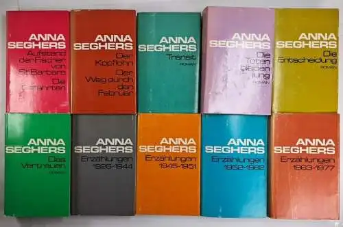 10 Bücher Anna Seghers Gesammelte Werke in Einzelausgaben, Aufbau Verlag
