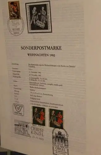 Österreich, Ersttagsblatt; Weihnachten  1982