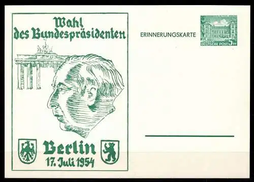 Berlin Privatganzsache PP 2/3 postfrisch #OD557