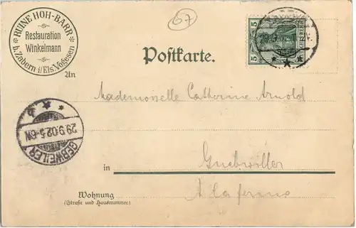Hohbarr - Felsenpartie am Eingang -64180