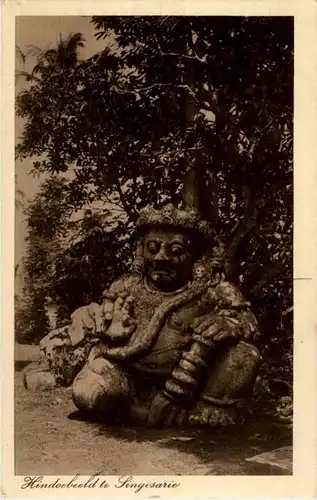 Hindoebeeld te Singosarie -183046