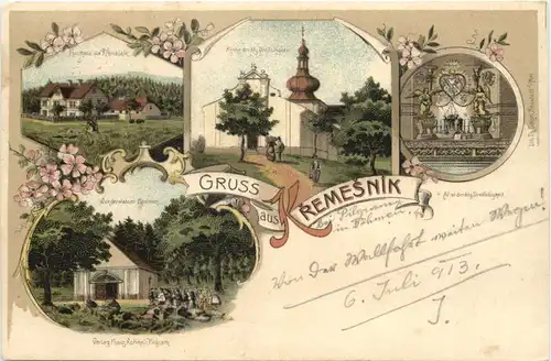 Gruss aus Kremesnik - Litho -664464