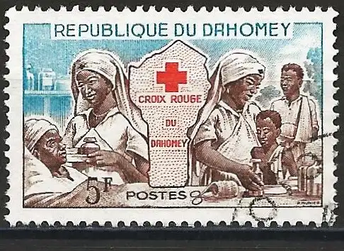 Dahomey 1962 - Mi 196 - YT 175 - Das Rote Kreuz