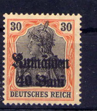 (018) Deutsche Post in Rumänien Nr.12        **  postfrisch