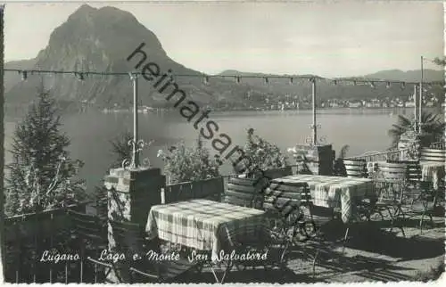 Lugano - Lago e San Salvatore - Foto-Ansichtskarte - Editions Eral Chiasso