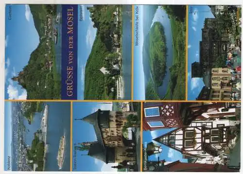 [Ansichtskarte] GERMANY - Grüsse von der Mosel. 