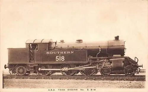 L373 Dampflok Lokomotive Tank Engine Southern Railway Vintage Postkarte