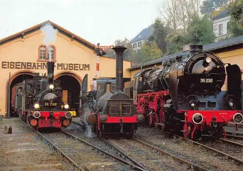 Deutschland Neustadt Dampfbahnmuseum Eisenbahnmuseum Vintage Postkarte