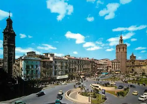 Spain Valencia Plaza Zaragoza Sta Catalina y Miguelete