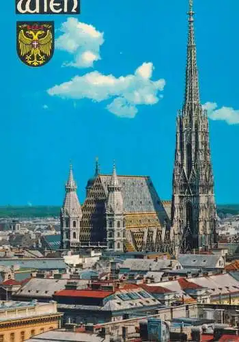 Austria Wien  St Stephen's Cathedral cityscape general view