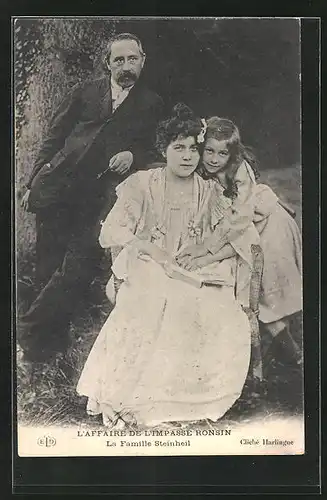 AK Affaire Steinheil Bestattungspumpe, La Familie Steinheil
