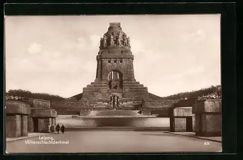 AK Leipzig, Völkerschlachtdenkmal, Gesamtansicht