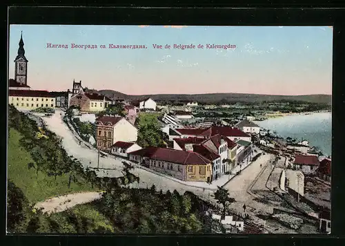 AK Belgrade, Vue de Belgrade de Kalemegdan