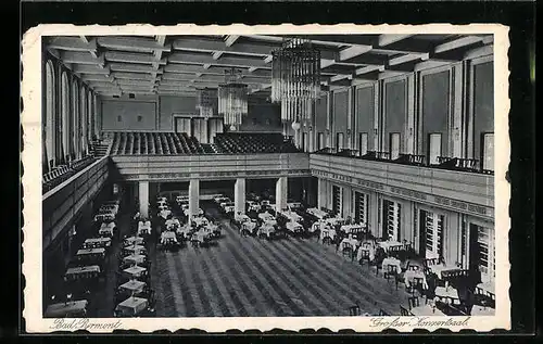 AK Bad Pyrmont, Blick in den grossen Konzertsaal