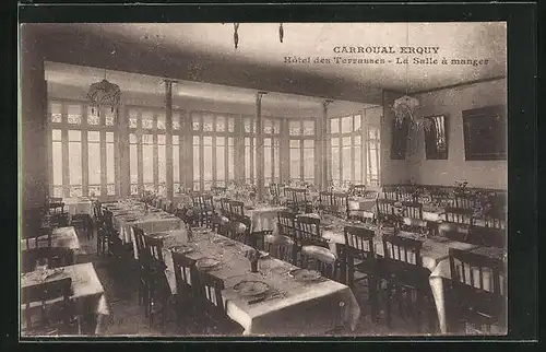 AK Carroual-Erquy, Hôtel des Terrasses, La Salle à manger