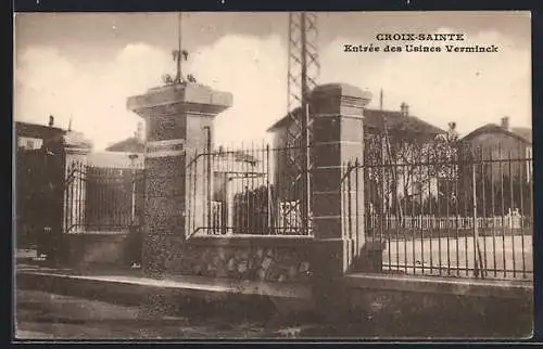 AK Croix-Sainte, Entrée des Usines Verminck