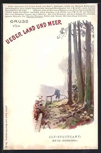 Lithographie Stuttgart, Auf der Schillerhöhe