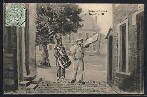 AK Ham, Évasion de Napoléon III