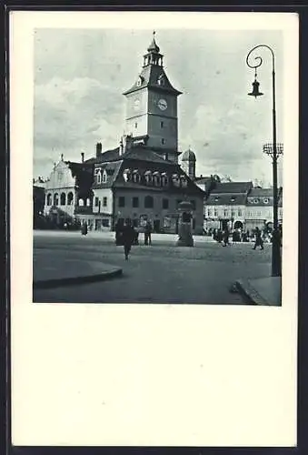 AK Kronstadt, Blick zum Rathaus