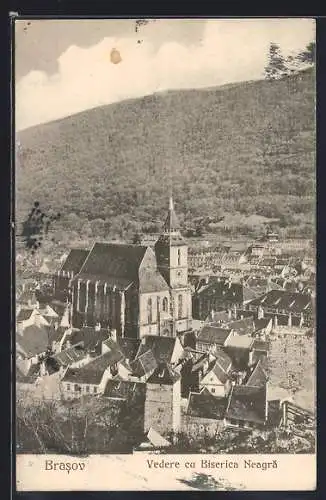 AK Brasov, Vedere cu Biserica Neagra