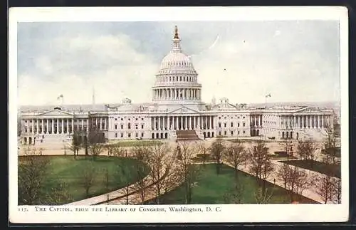 AK Washington D.C., The Capitol, from the library of congress