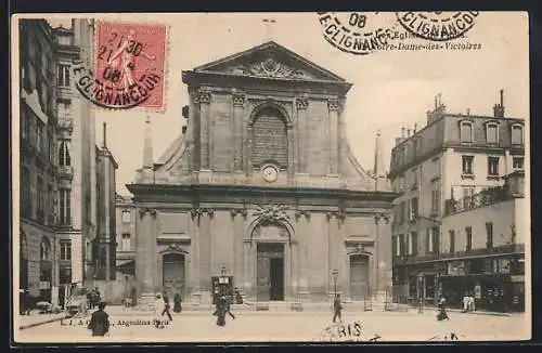 AK Paris, Les Eglises, Notre Dame des Victoires