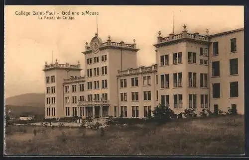 AK Godinne s. Meuse, Collège Saint-Paul, La Facade du Collège