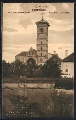 AK Gyulafehérvár / Alba Iulia, Róm. kath. székesegyház, Röm. kath. Domkirche