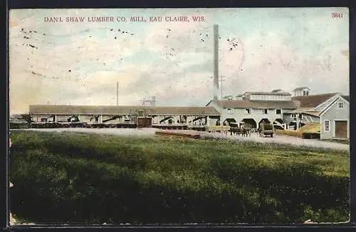 AK Eau Claire, WI, Dan`l Shaw Lumber Co. Mill