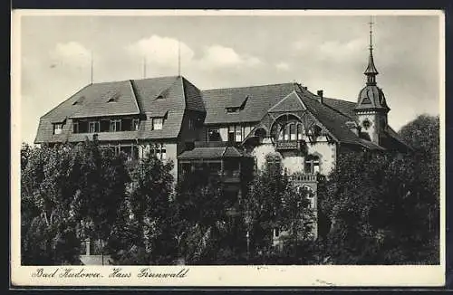 AK Bad Kudowa, Gasthof Haus Grunwald