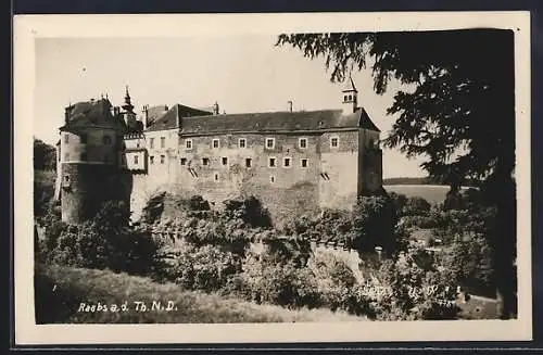 AK Raabs a. d. Th., Blick auf das Schloss