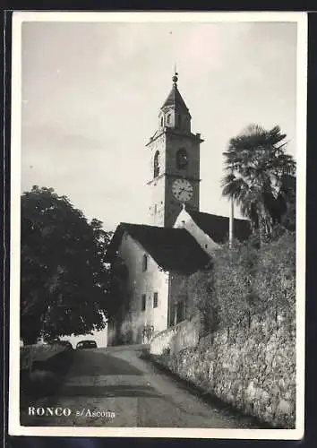 AK Ronco /Ascona, Blick auf die Kirche