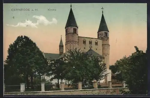 AK Gernrode / H., Kirche