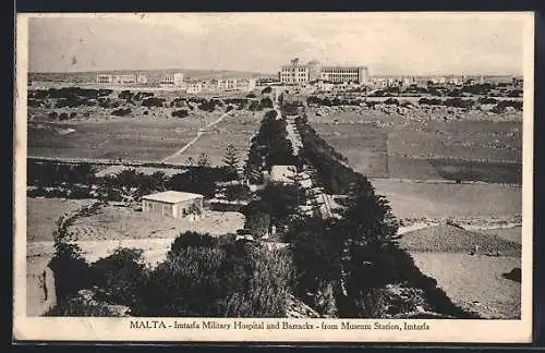 AK Imtarfa, Imtarfa Military Hospital and Barracks from Museum Station