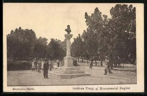 AK Ramnicu-Sarat, Gradina pietei si Monumentul Bagdat