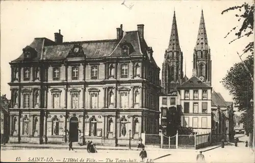 Saint-Lo Manche Hotel de Ville Town Hall Kat. Saint-Lo