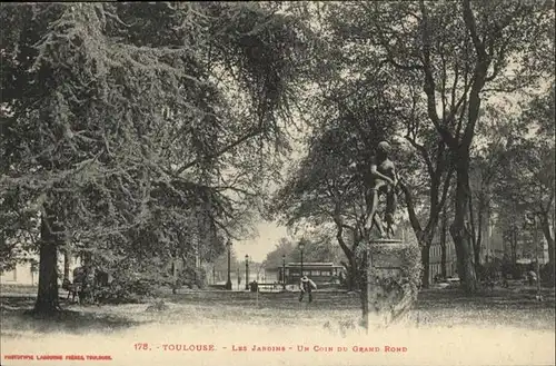 ca14235 Toulouse Haute-Garonne Grand Rond Kategorie. Toulouse Alte Ansichtskarten