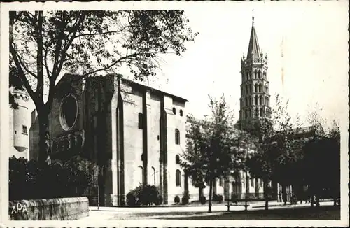 wb05145 Toulouse Haute-Garonne Toulouse Basilique Place St-Sernin x Kategorie. Toulouse Alte Ansichtskarten