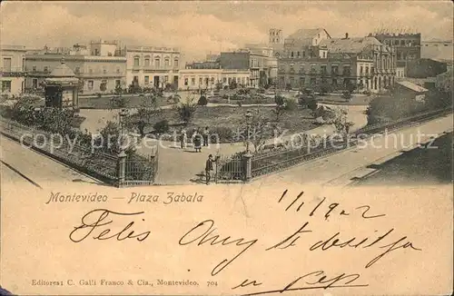 Montevideo Uruguay Plaza Zabala / Montevideo /